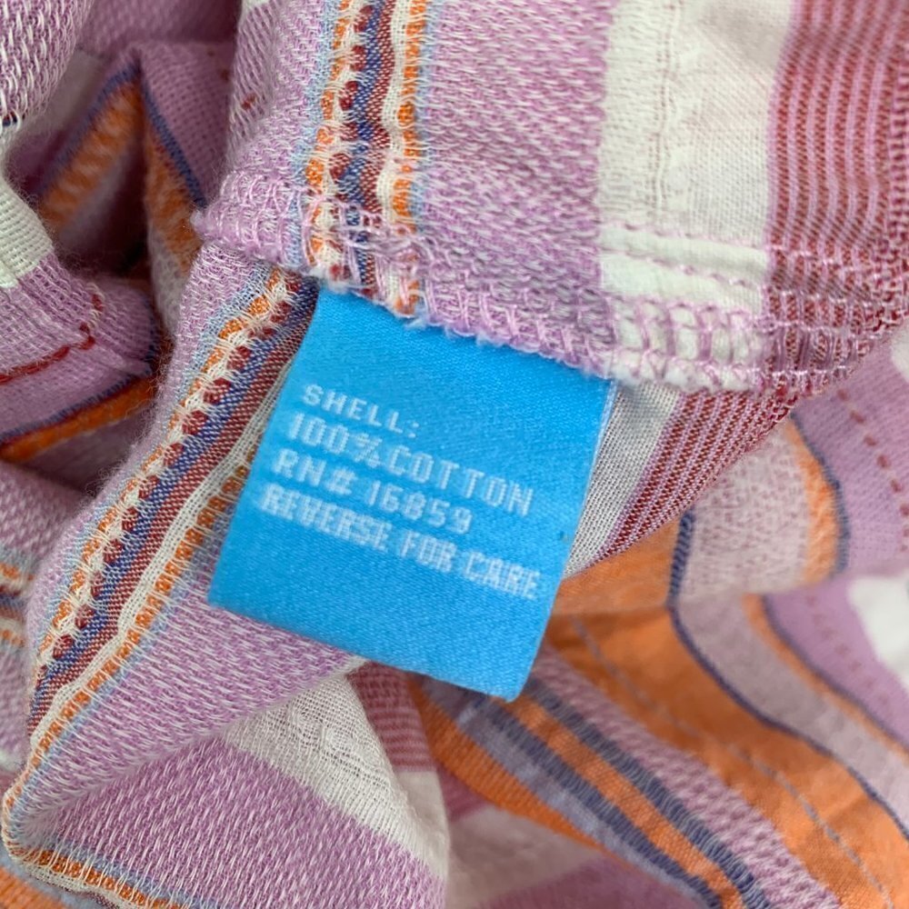 J Mclaughlin Medium Striped Button Down Shirt Pin… - image 7